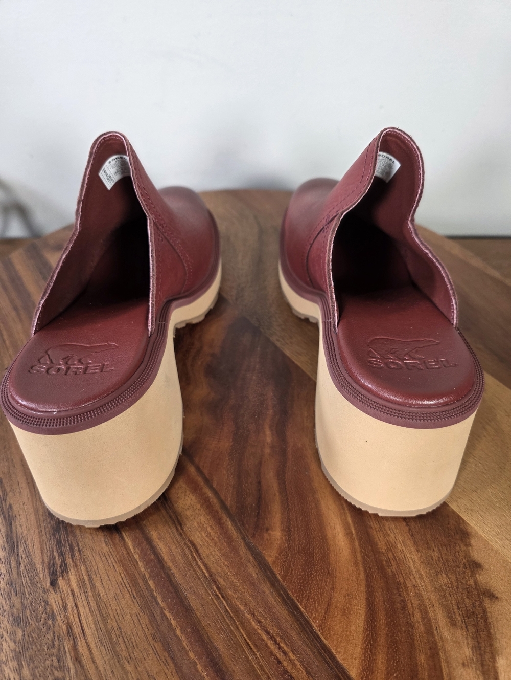 Sorel Hi-Line Heel Mule Boots - Spice / Tawny Buff Size 8 - Picture 7 of 16